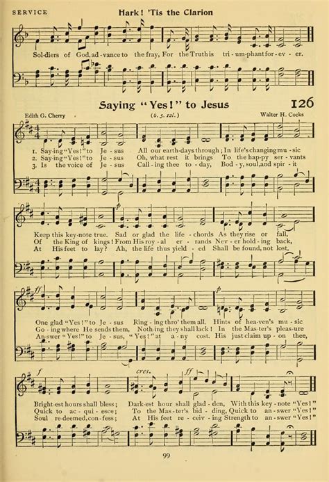 Saying Yes To Jesus Hymnary Org