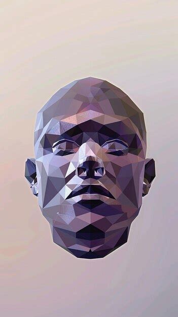 Premium Photo | Human head created