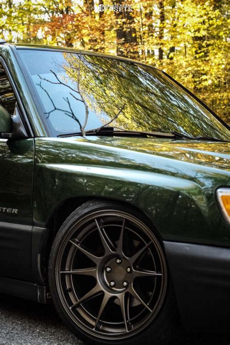 2002 Subaru Forester With 18x9 5 22 Esr Sr13 And 225 40r18 Federal Ss595 And Coilovers Custom