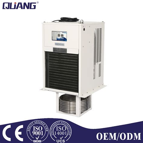 cnc industrial air cooled cutting fluid water chiller machine  led