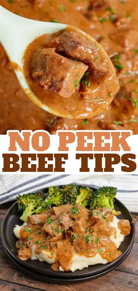 No Peek Beef Tips - THIS IS NOT DIET FOOD