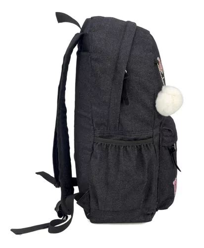 Morral Escolar Luxcel Up You Jeans Pt Color Negro Dise O Maisa L