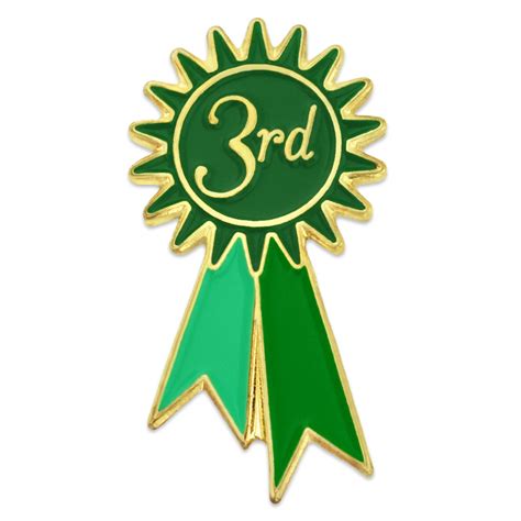 3rd Place Ribbon Pin | PinMart