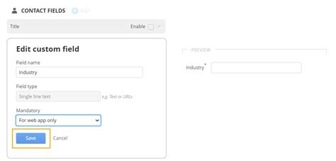 Mandatory Custom Fields Onepagecrm Help Center