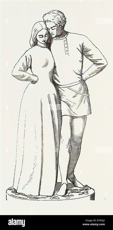 Lovers Sketch Drawing