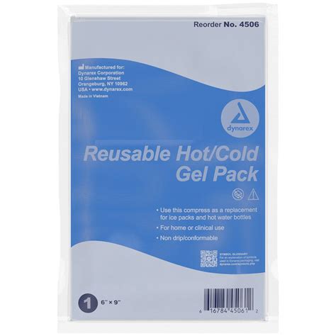 Dynarex Reusable Hot And Cold Gel Packs