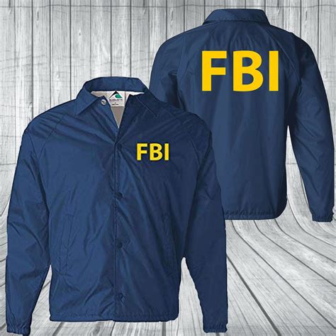 FBI JACKET WINDBREAKERS | Etsy