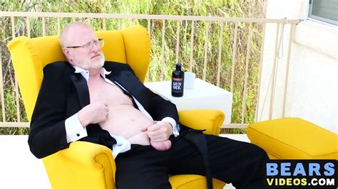 Mature Bear Rusty McMann Masturbates Passionately Solo