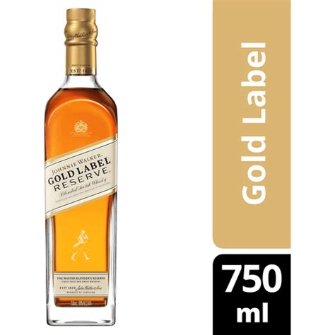 johnnie walker gold label reserve blended scotch whisky  ml