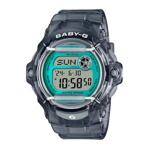 Reloj Baby G Bg U Bdr Resina Acero Mujer Negro Btime