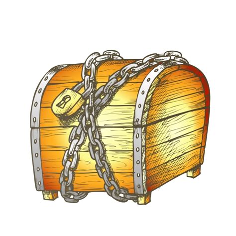 Treasure Chest Vector Design Images Treasure Chest Protected Metal