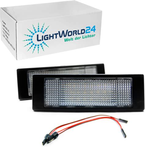 Amazon Fr Lightworld Eclairage De Plaque D Immatriculation Led