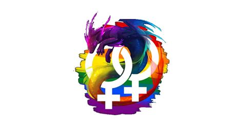 Lesbian Dragon In The Colors Of Its Flag Dragon T Shirt TeePublic