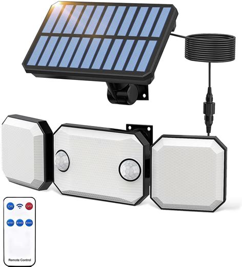 Kalahol Solar Security Lights Outdoor Motion Sensor Separated And