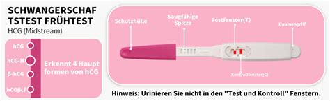 Schwangerschaftstest Fr Htest Er Pack Schwangerschaftstests Mit Hcg