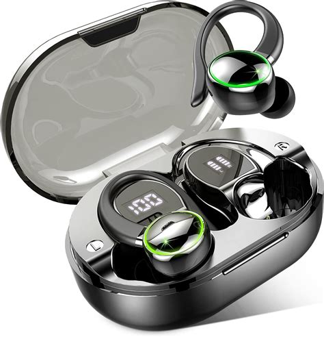 Wireless Earbuds, Bluetooth 5.3 Headphones Sports Hifi Stereo, IP7 Waterproof In-Ear Earphones ...