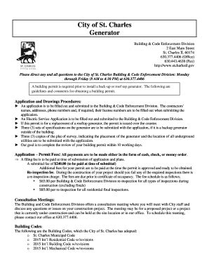 Fillable Online Building Code Enforcement Division Fax Email Print