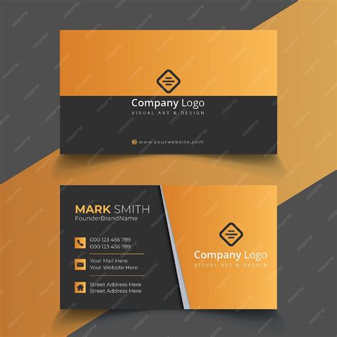 Premium Vector Business Card