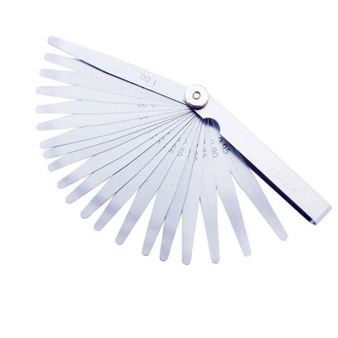metric feeler gauge thickness gage set blade gap filler valve feeler