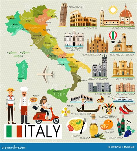 map of italy for travel planning 3