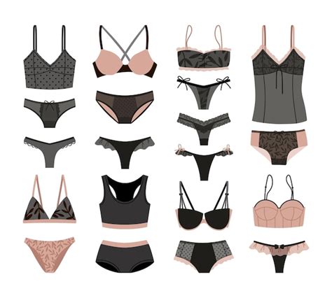 Cole O De Roupas Ntimas Femininas Elegantes Set De Lingerie De Moda Suti Cal As De Biqu Ni