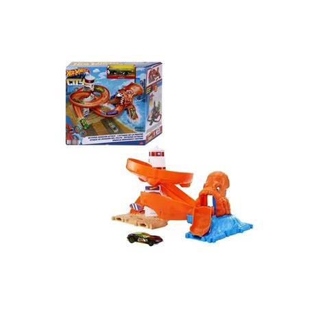 Hot Wheels City Pista Invasão Do Polvo Octopus Mattel Hdr31 Shopee Brasil