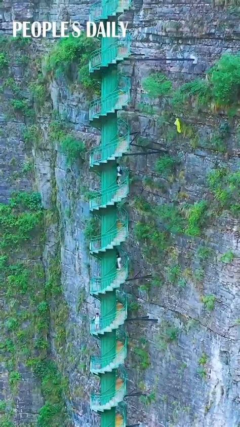 Not For The Faint Hearted 300ft Spiral Staircase Located In The