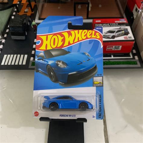 Jual Hot Wheels Porsche Gt Biru Shopee Indonesia