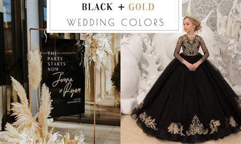 15 Black And Gold Wedding Colors And Ideas 2024 Colors For Wedding