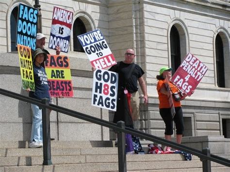 Kansas Church Group Protests Same Sex Marriage Law Mpr News