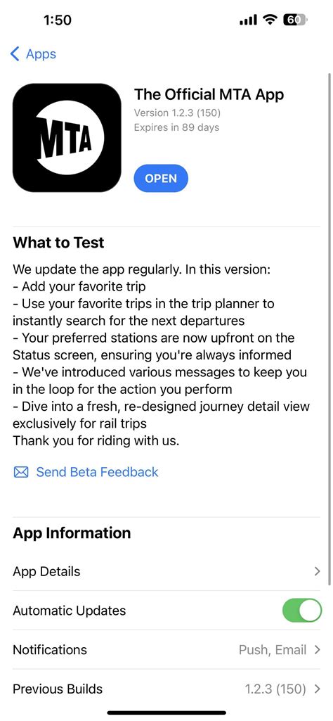 Features and Updates for the MTA TrainTime Mobile App 6