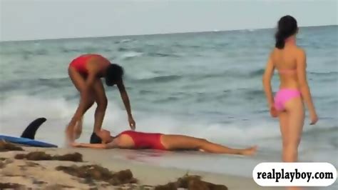 Babes In Bikini Enjoyed Outdoor Activities And Gun Shooting