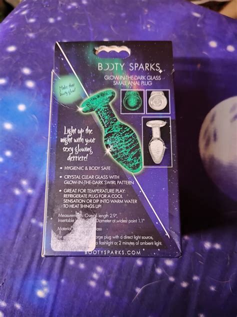 Booty Sparks Glow In The Dark Glass Anal Plug Review Tried Tested