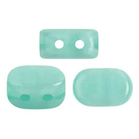 Perles En Verre Lipsi Par Puca X Mm Blue Green Opal X G Perles