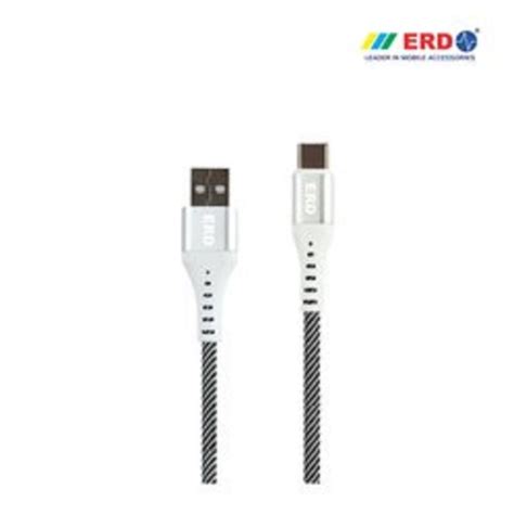 Black And White A Max Erd Uc Metal Casing Braided Usb C Data