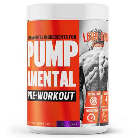 LookGood Naked Pumpamental Pre Workout Gr Blueberry