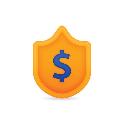 icono de protección en finanzas y ahorros. icono de seguridad y seguro