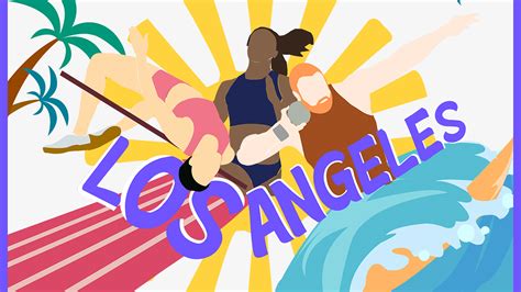 los angeles olympics  behance