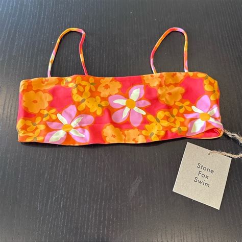 Stone Fox Swim Swim Stone Fox Swim Bliss Bikini Top In Lei Lei Poshmark