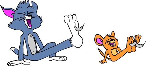 Tom And Jerry Tickling By Alexanderserdyuk On Deviantart