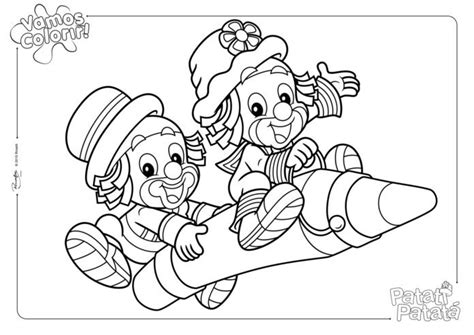Patati Patata Para Imprimir - 40 Desenhos do Patati Patatá para Colorir e Imprimir