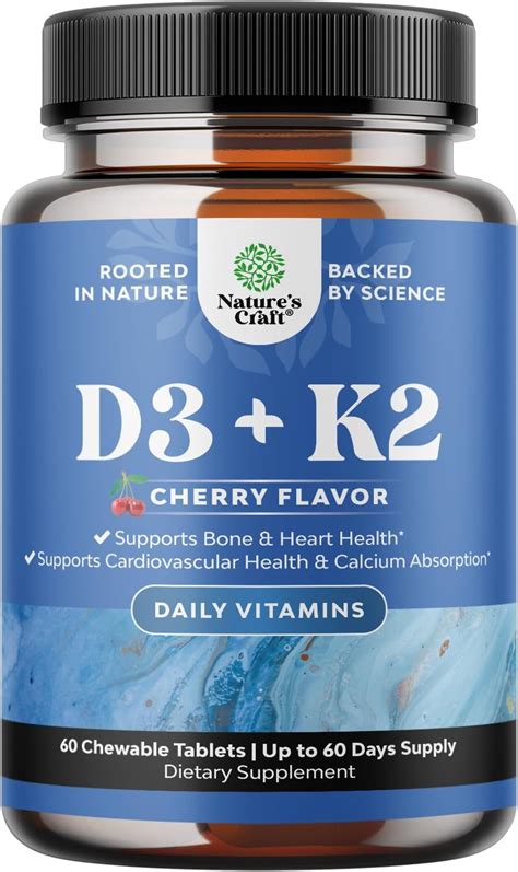 Vitamin D3 K2 As Mk 7 With 2000iu Of D3 And 75mcg K2 Vitamin