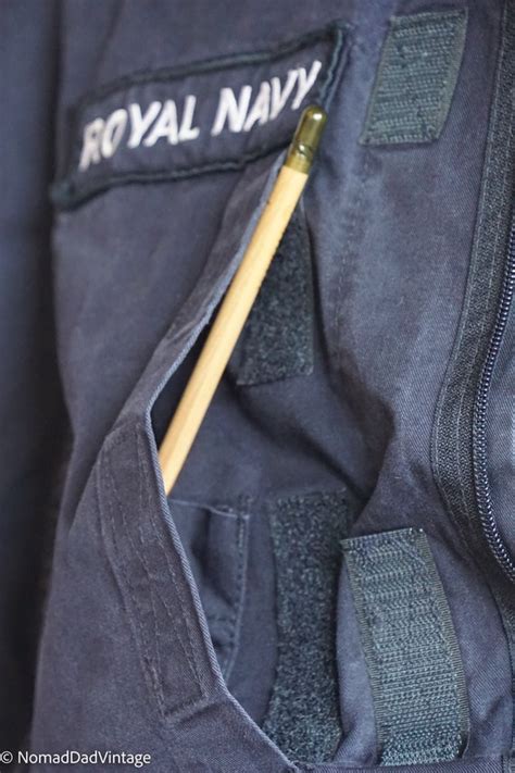 1999 Royal Navy Deck Jacket With Patches Gem