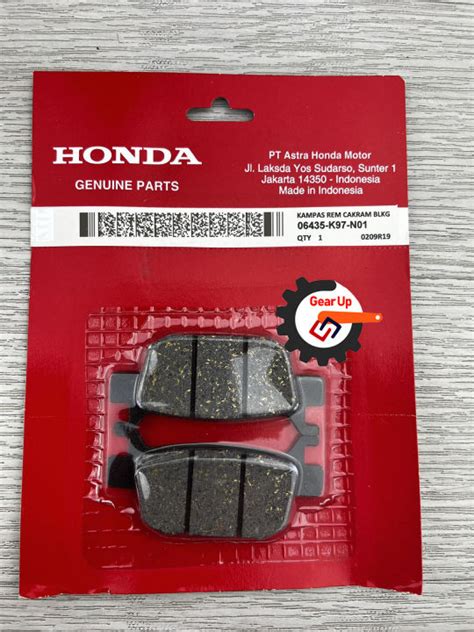 K Genuine Honda Brake Pad Rear For Adv Adv Pcx Cbs