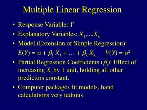 Ppt Multiple Linear Regression Powerpoint Presentation Free Download Id 2765425