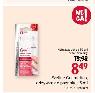 Odżywka do paznokci w care colour nadająca kolor nude Eveline nail therapy professional cena