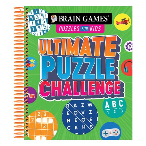 Brain Games Puzzles for Kids Ultimate Puzzle Challenge – pilbooks