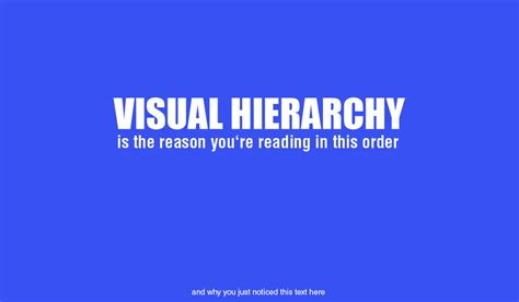 structuring visuals  power  visual hierarchy