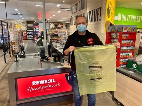 Gelbe Säcke ab dem Jahreswechsel im REWE erhältlich