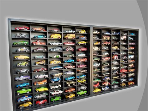 Estantes Preto Nichos Compat Vel C Hot Wheels Parcelamento Sem Juros